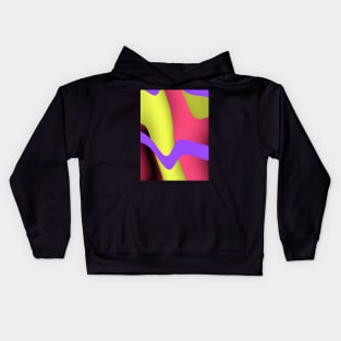 Psychedelic Futures ∆∆∆∆ 70s Style Pattern Design Kids Hoodie